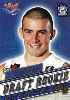 2010 Select AFL Champions - Draft Rookies #DR5 Ben Cunnington Front